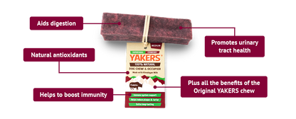 YAKERS Cranberry Dog Chew YAKERS